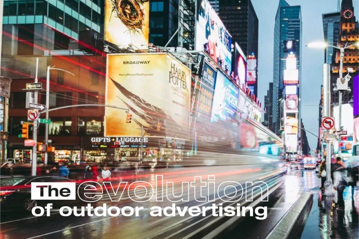 evolution outdoor advertising